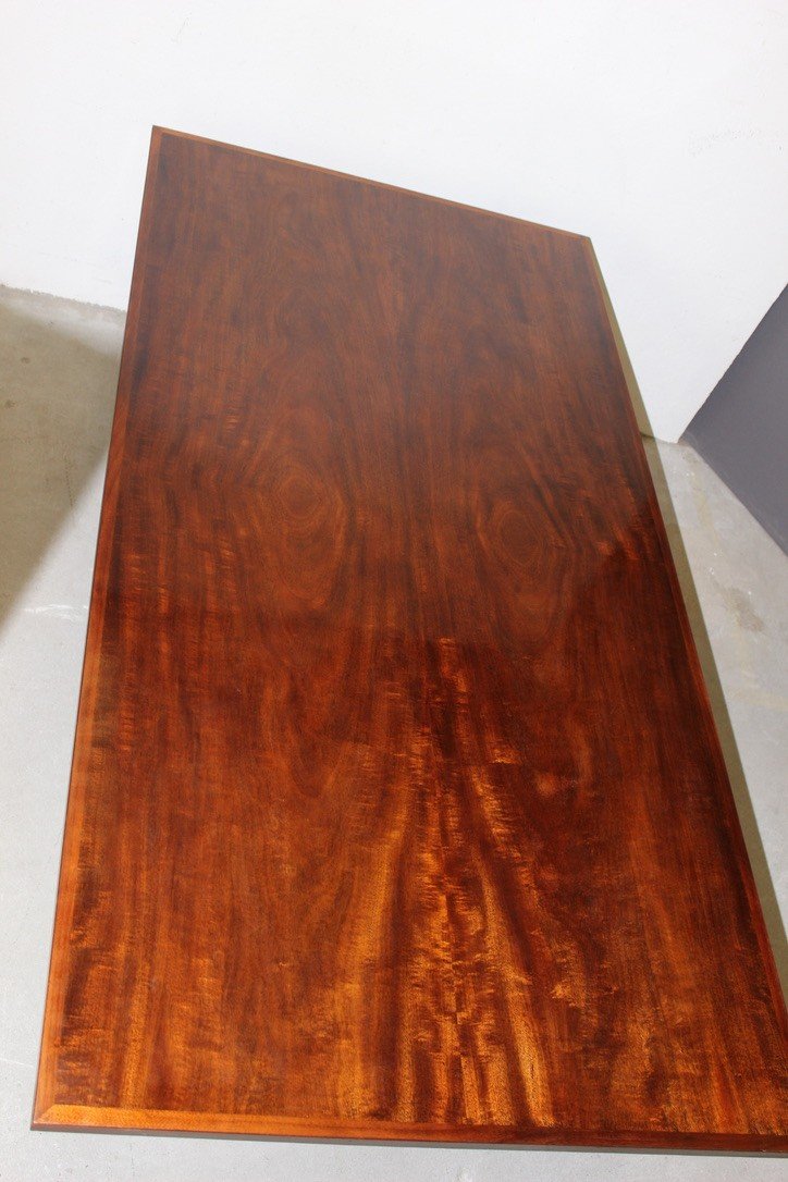 Art Deco Period Table In Mahogany And Marble Circa 1930-photo-8