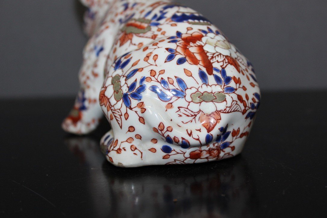 Cochon En Porcelaine Imari , Japon , Fin XIX -photo-3