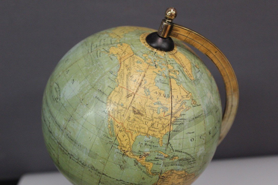Terrestrial Globe By Vivien De Saint Martin Circa 1880-photo-5