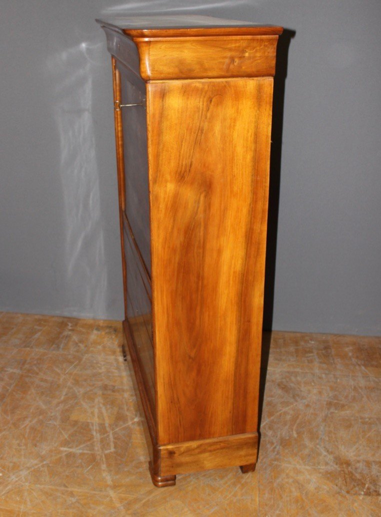 Louis Philippe Secretary In Walnut 19th Century -photo-3