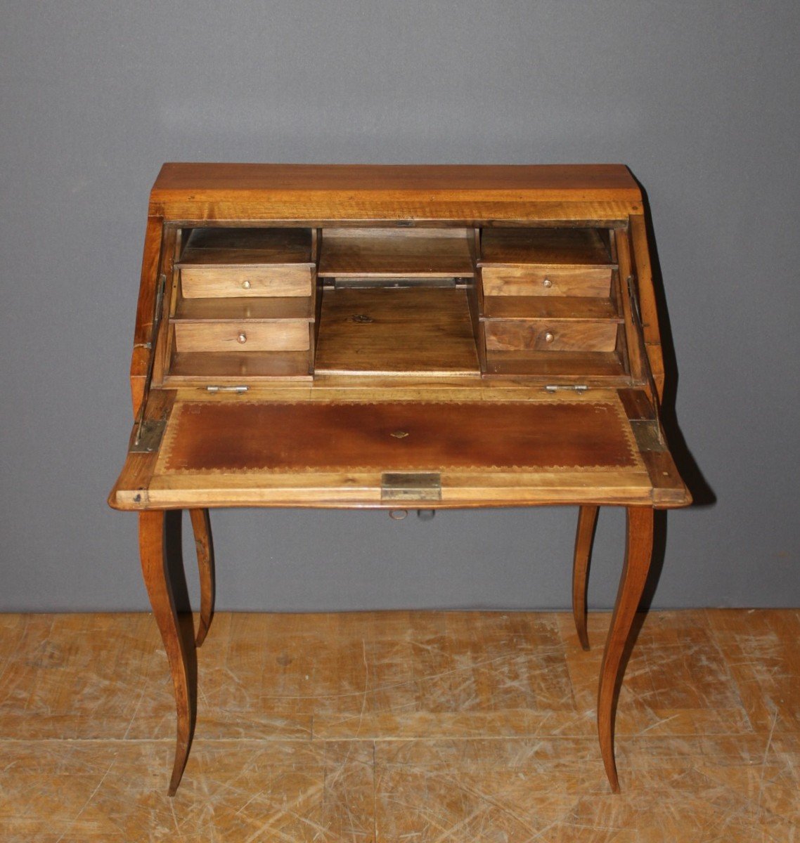 Louis XV Donkey Back In Walnut XVIII-photo-2