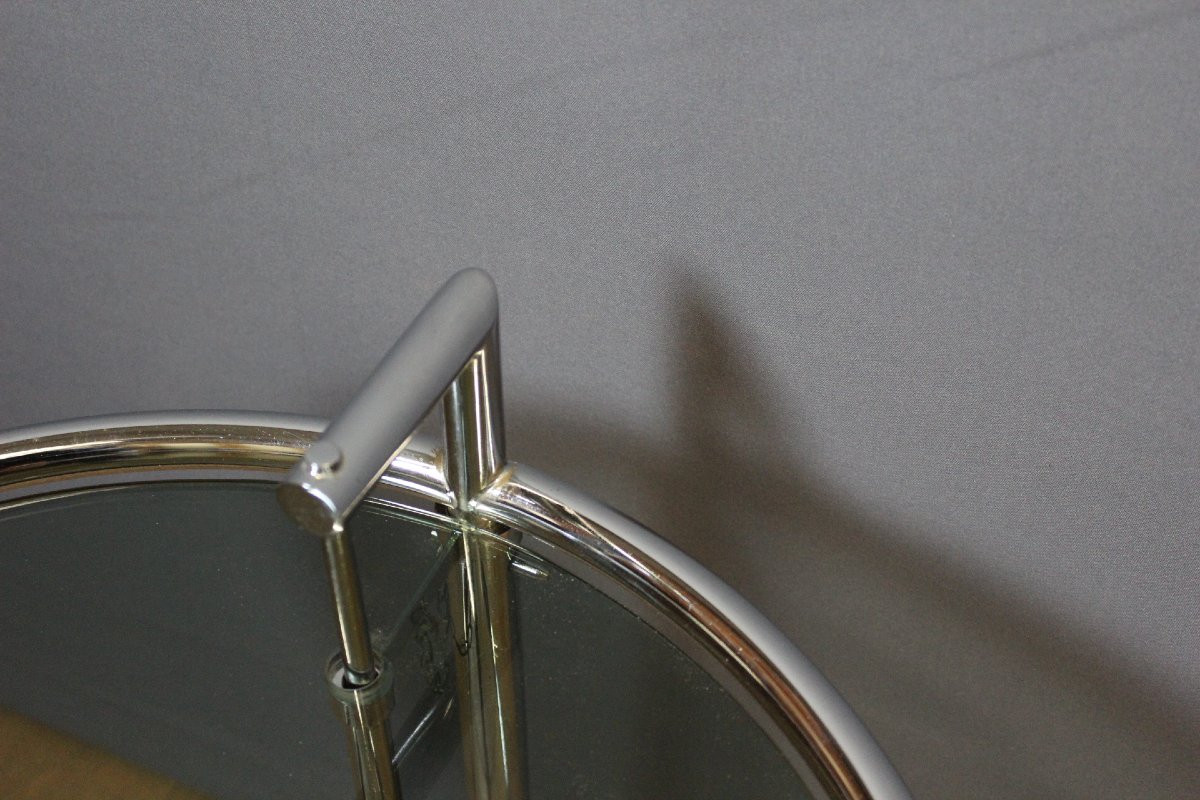Height-adjustable Table In The Style Of Eileen Gray-photo-6