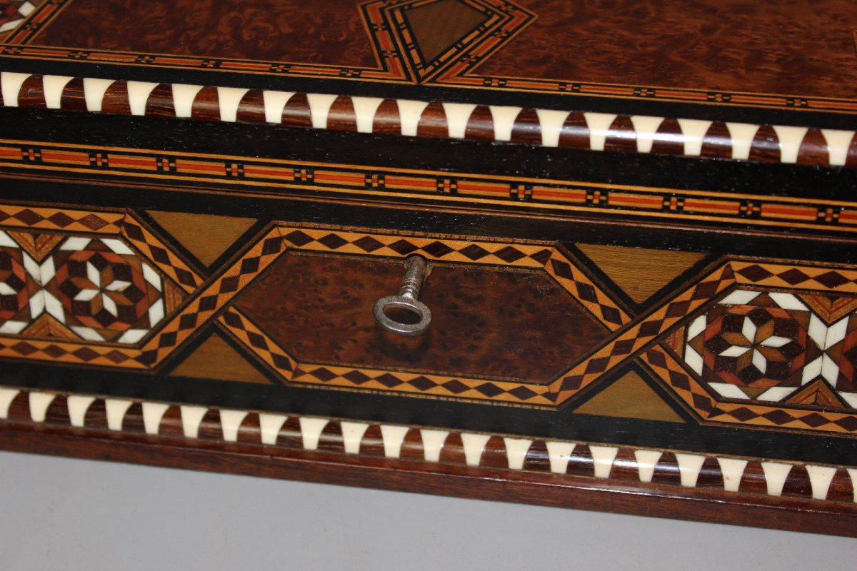 Syrian Marquetry Box Circa 1940-photo-1