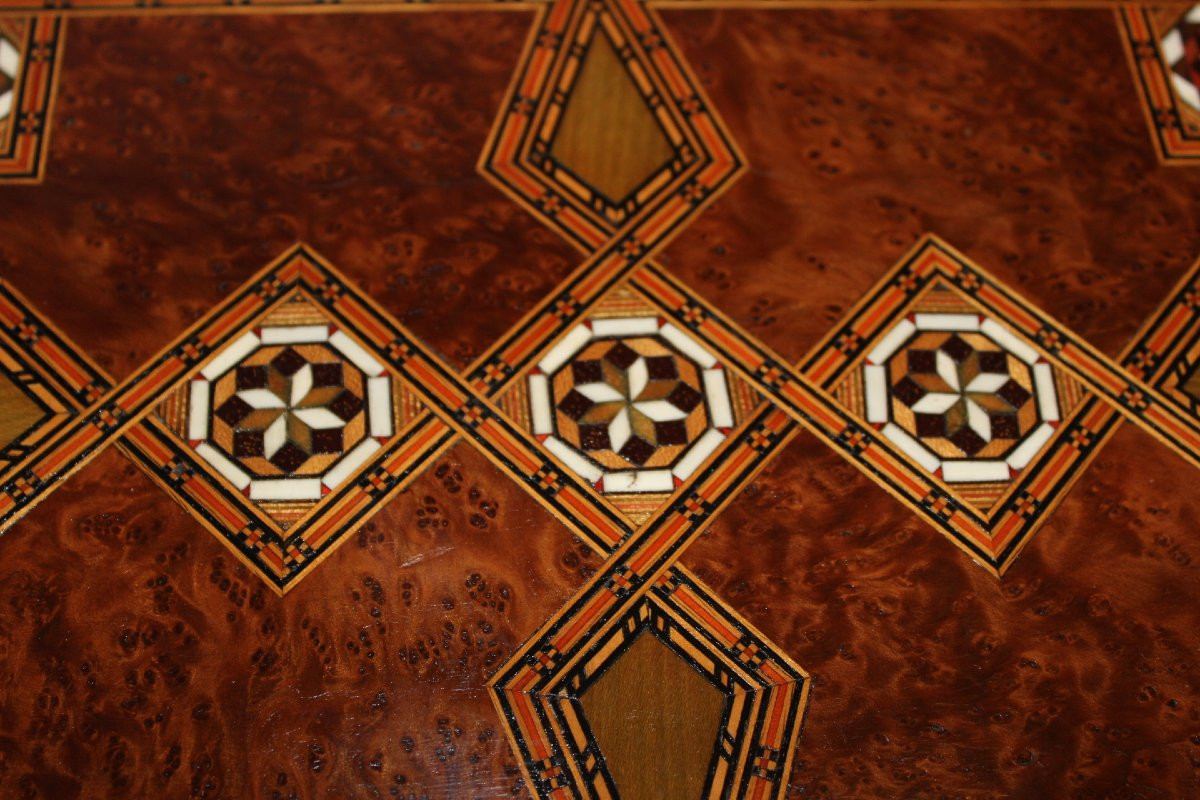 Syrian Marquetry Box Circa 1940-photo-3
