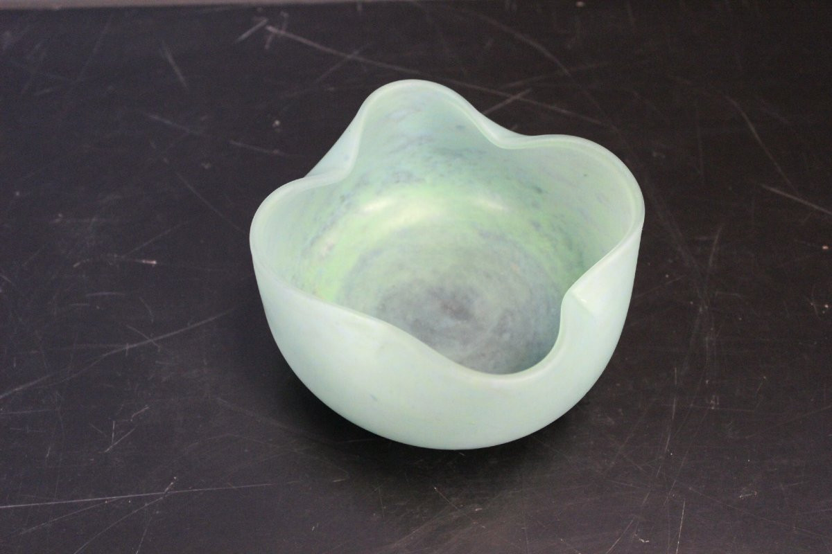 Empty Pocket By Daum Nancy In Glass Paste Circa 1910-photo-5