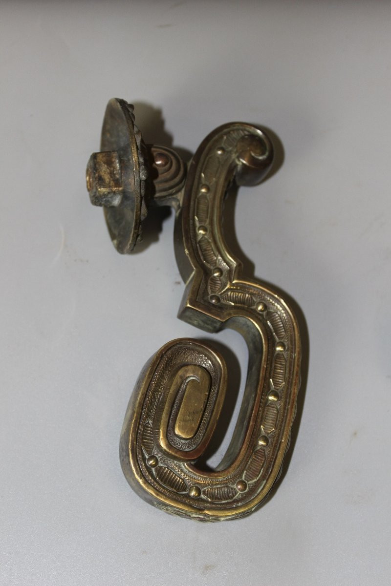 19th Century Bronze Door Knocker-photo-3