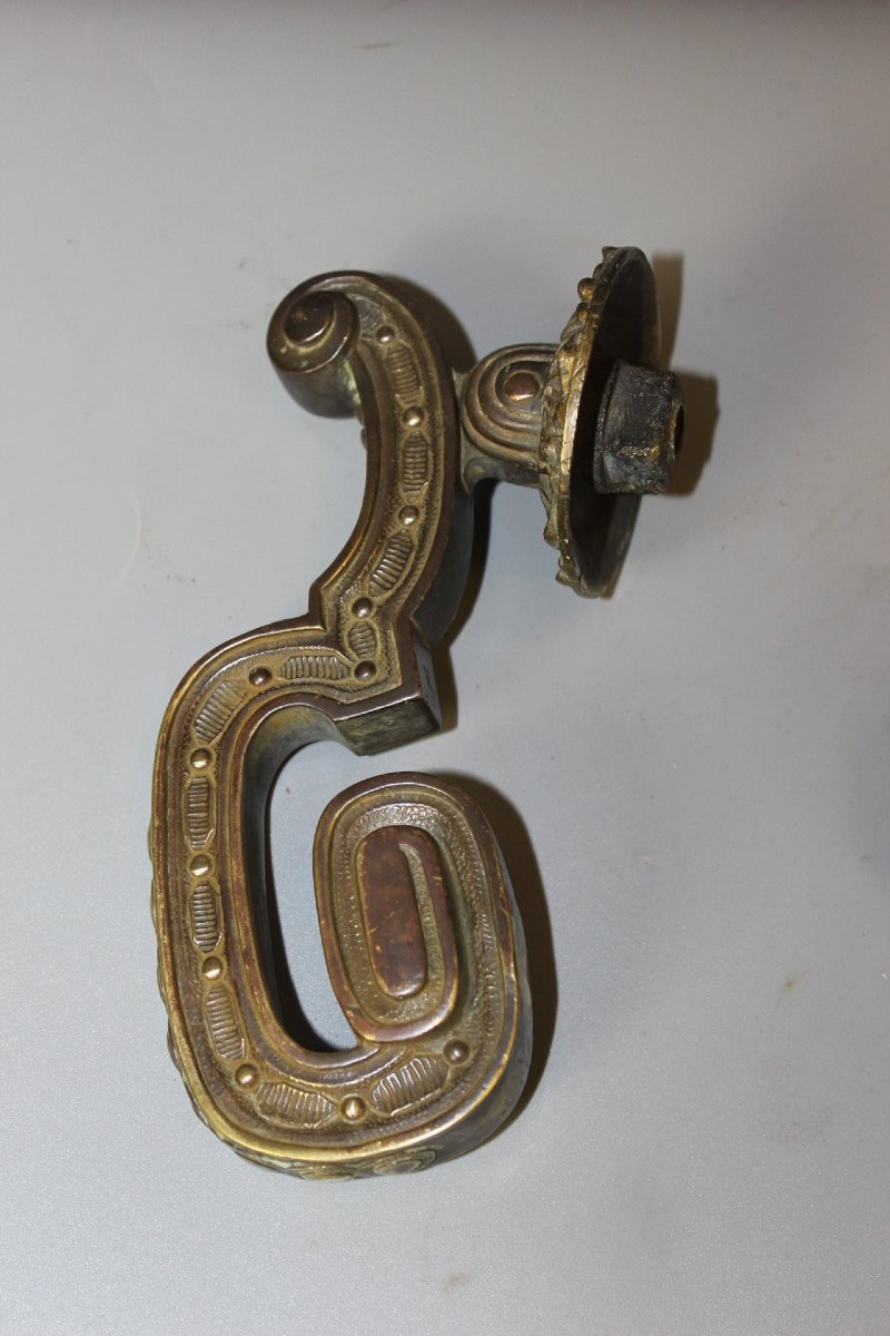 19th Century Bronze Door Knocker-photo-2
