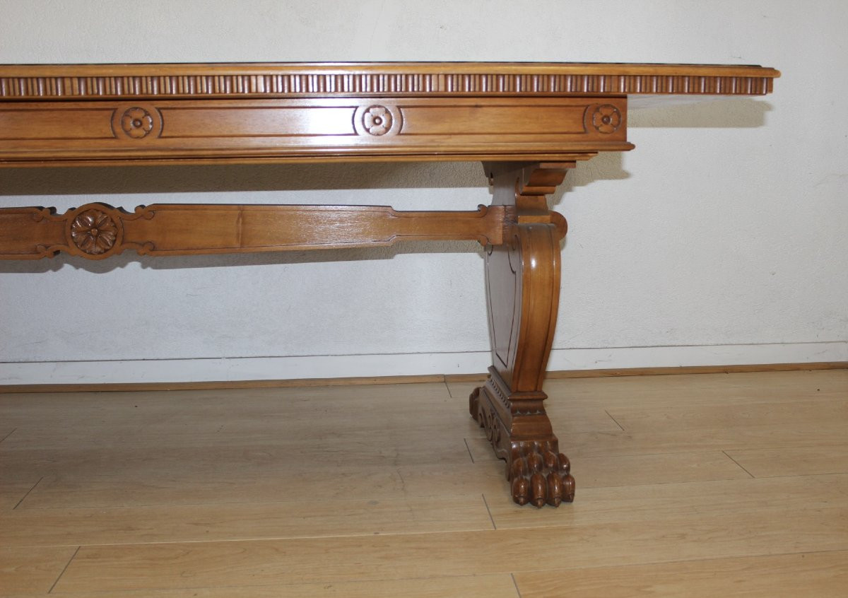 Neoclassical Dining Table By Christian Krass Circa 1950-photo-2