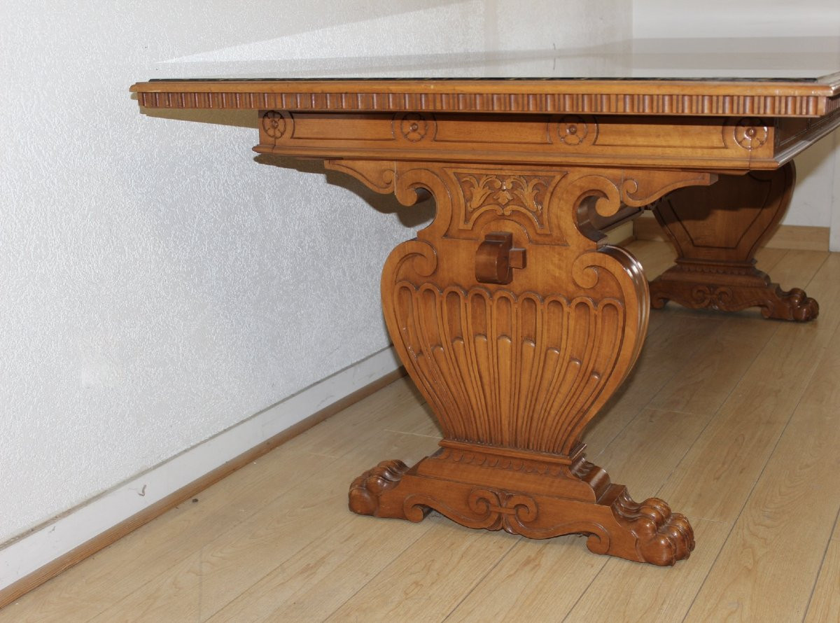 Neoclassical Dining Table By Christian Krass Circa 1950-photo-3