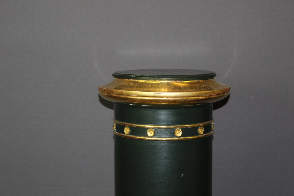 Paire de colonnes de style Empire fin XIX-photo-2