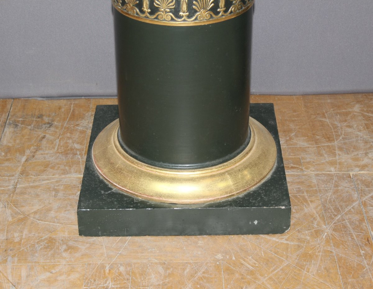 Paire de colonnes de style Empire fin XIX-photo-4
