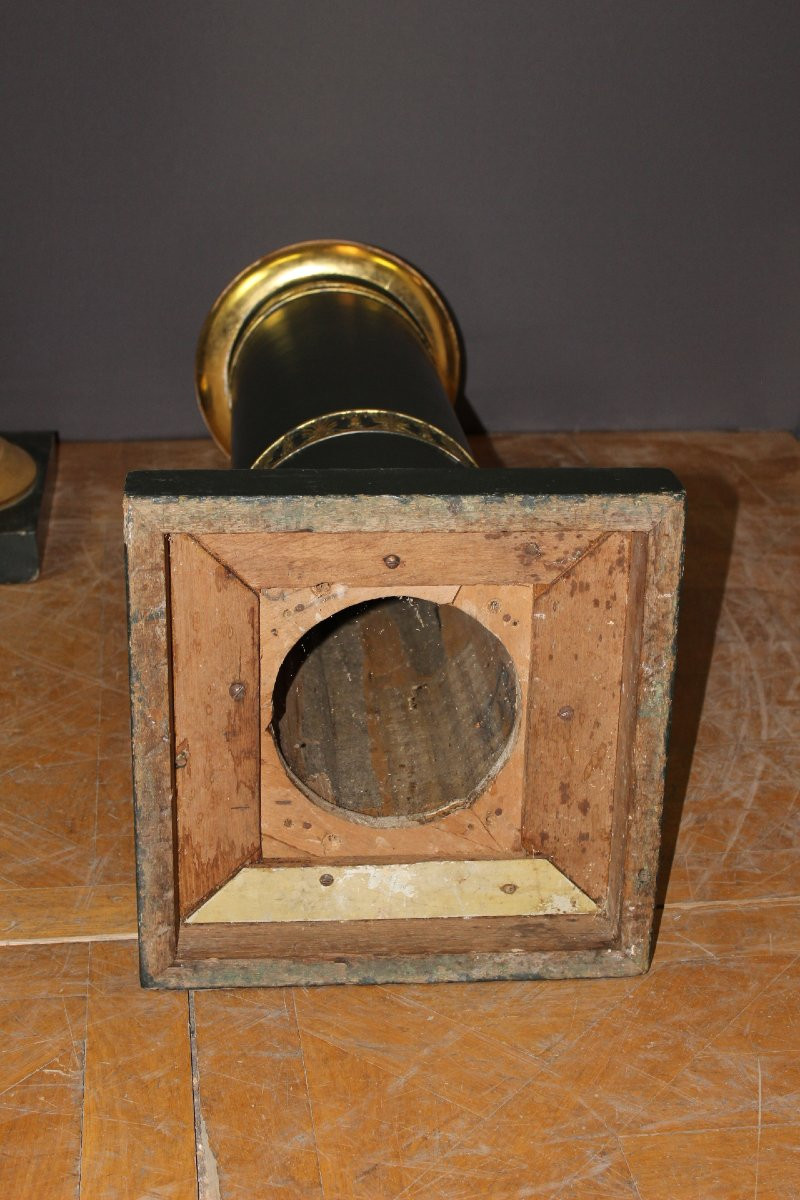 Paire de colonnes de style Empire fin XIX-photo-3