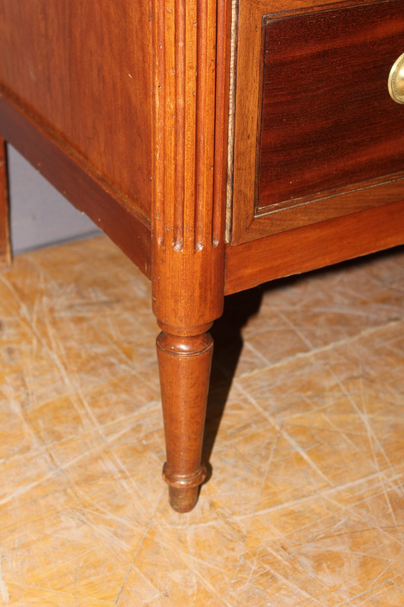 Petite Commode Louis XVI début XIX-photo-7