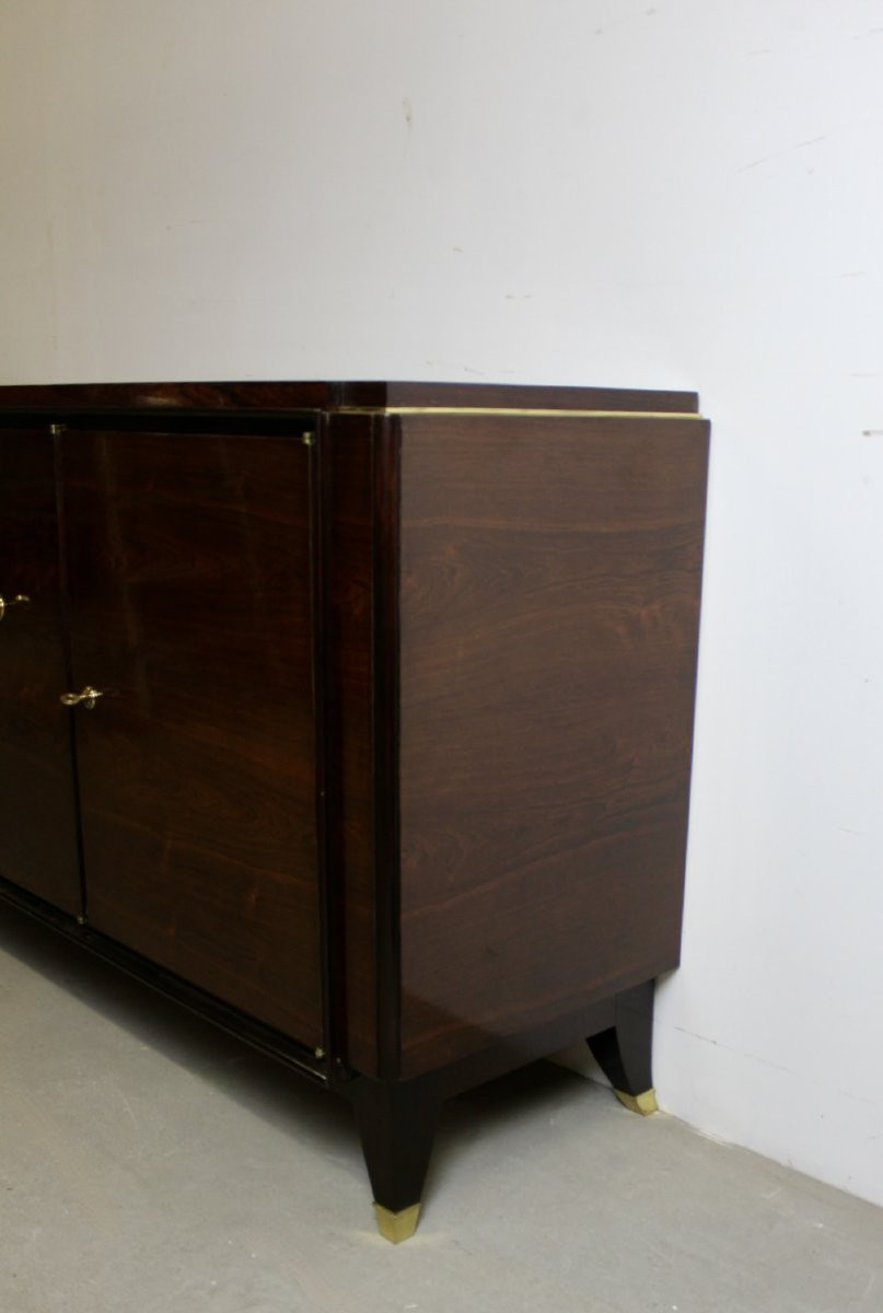 Enfilade Art Déco en palissandre vers 1930-photo-3