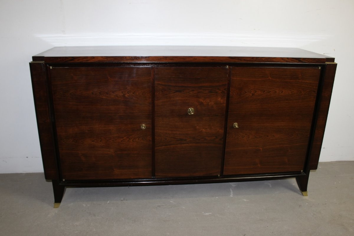 Enfilade Art Déco en palissandre vers 1930-photo-8