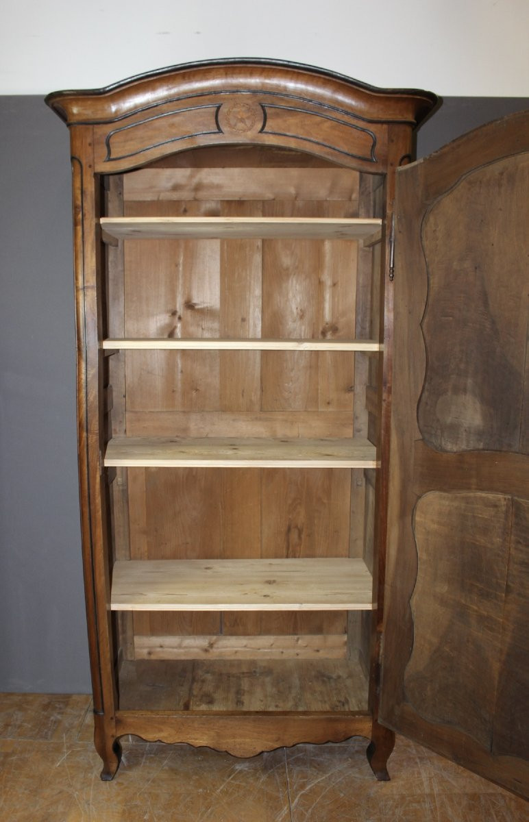 Louis XV Bonnetière In Walnut From The Late 18th Century-photo-3