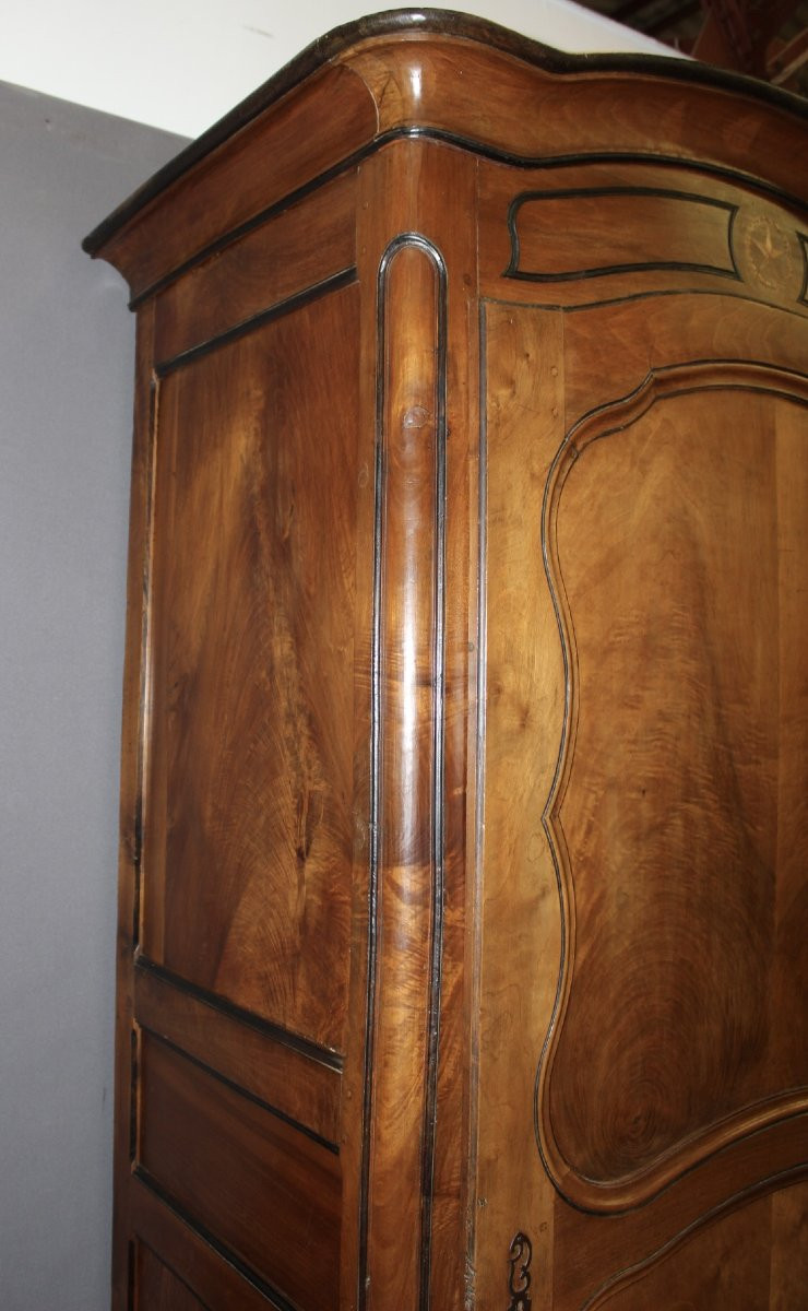 Louis XV Bonnetière In Walnut From The Late 18th Century-photo-7