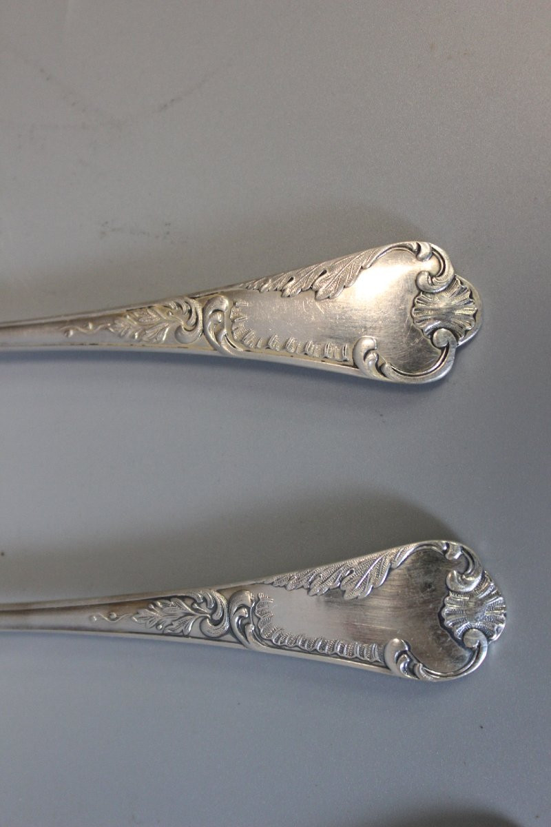 Louis XV Style Cutlery Set, 84 Pieces By François Frionnet-photo-4