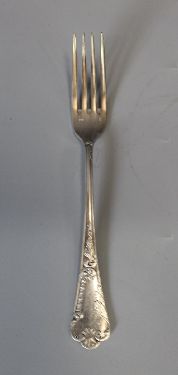 Louis XV Style Cutlery Set, 84 Pieces By François Frionnet-photo-6