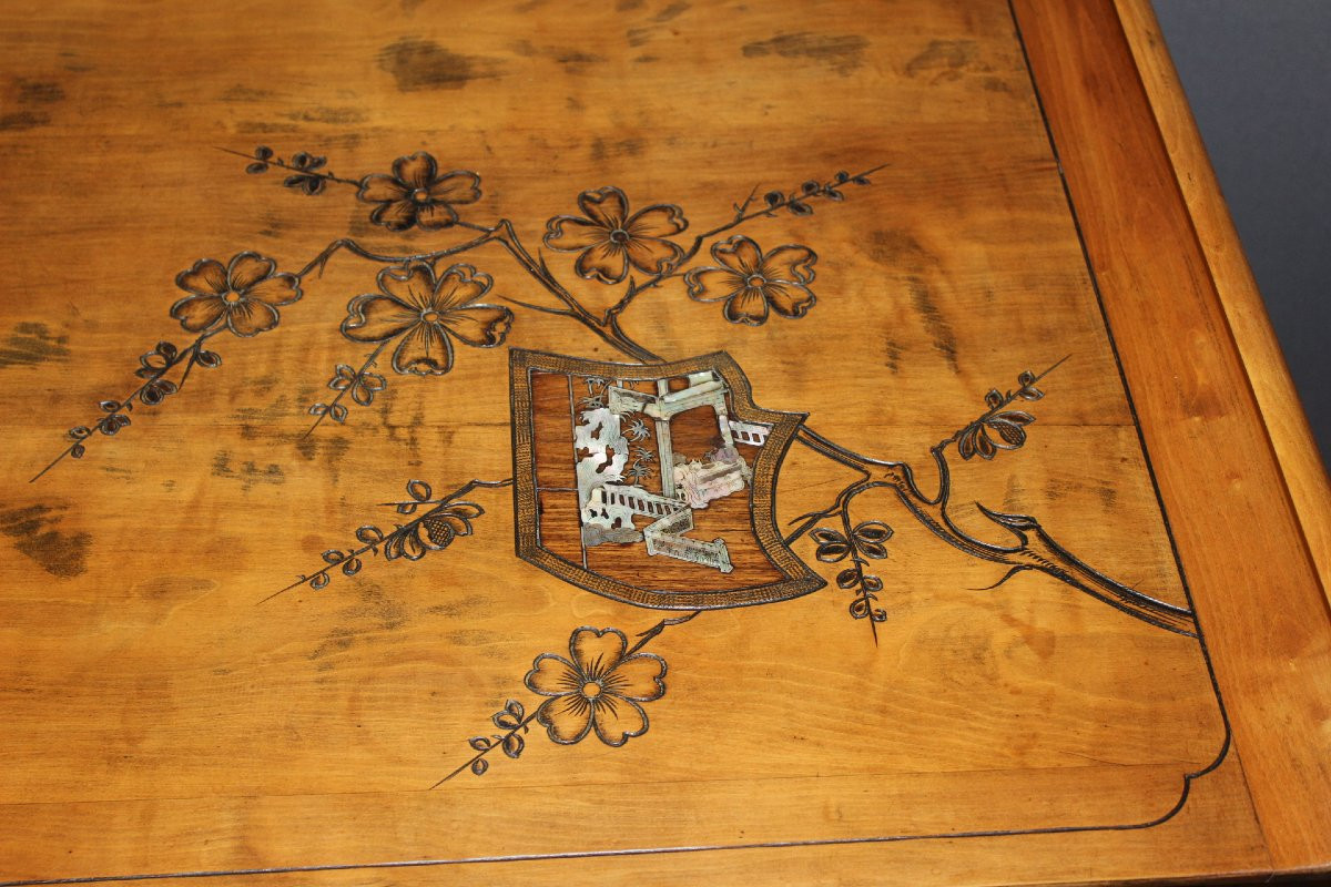 Table à Thé d'inspiration Asiatique vers 1880-photo-3