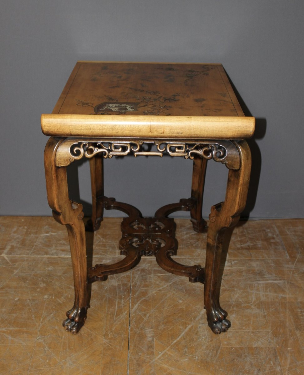 Table à Thé d'inspiration Asiatique vers 1880-photo-2