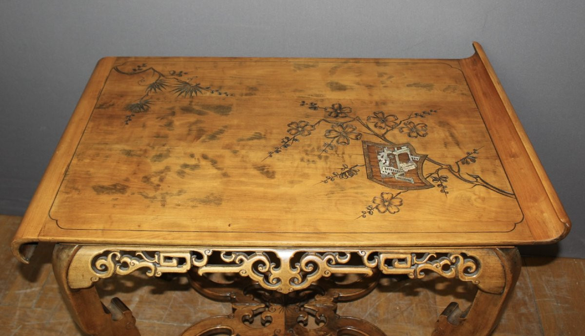 Table à Thé d'inspiration Asiatique vers 1880-photo-7