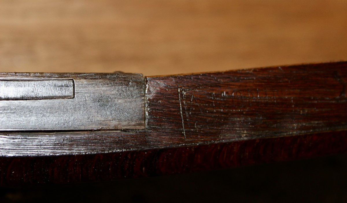 Louis XV Style Secretary Stamped A. Monin, Late 19th Century -photo-7