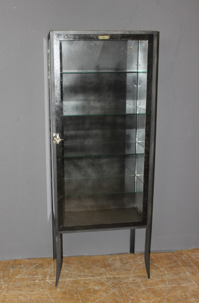 Metal Medical Display Case, Circa 1940 