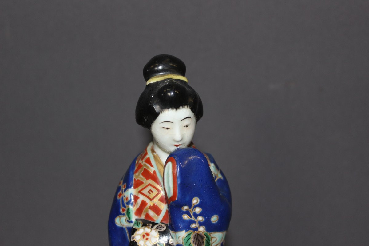 Statuette de Femme , Sujet Erotique , Japon vers 1900-photo-4