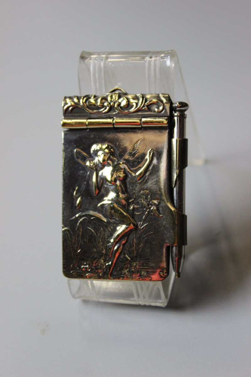 Carnet de bal Art Nouveau vers 1900-photo-2