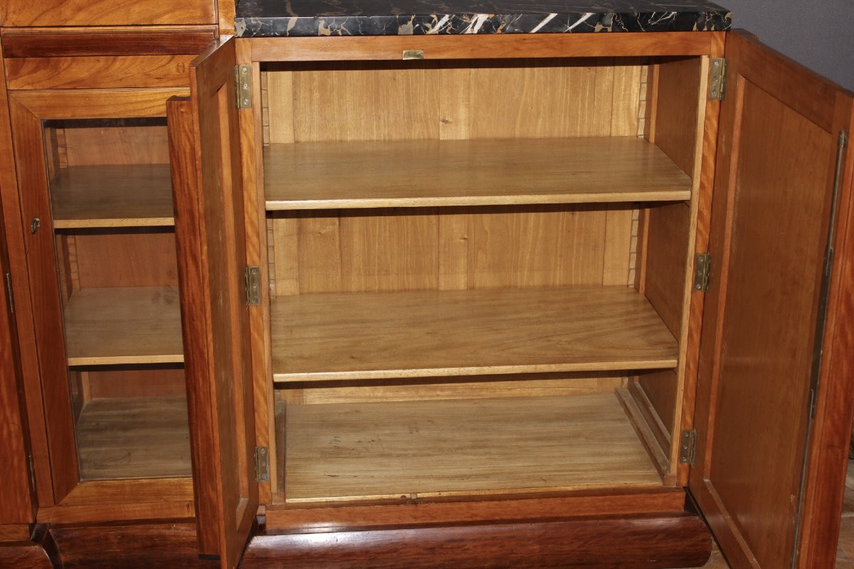 Art Deco Period Mahogany Sideboard, Attributed To André Sornay Circa 1930-photo-4