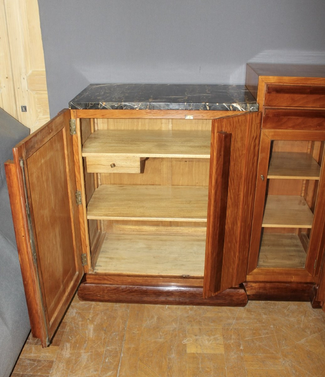 Art Deco Period Mahogany Sideboard, Attributed To André Sornay Circa 1930-photo-6
