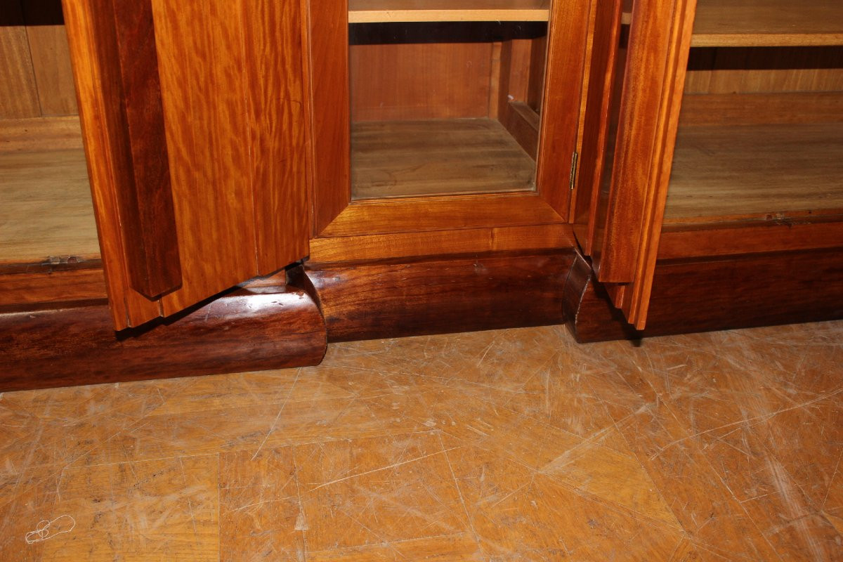 Art Deco Period Mahogany Sideboard, Attributed To André Sornay Circa 1930-photo-7