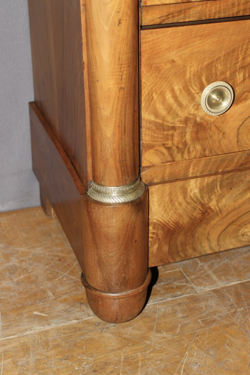 Semainier Empire en noyer XIX-photo-3