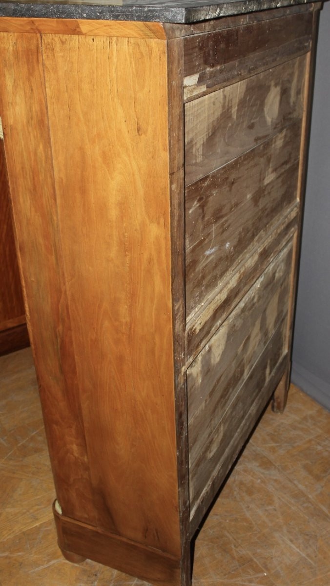 Semainier Empire en noyer XIX-photo-6