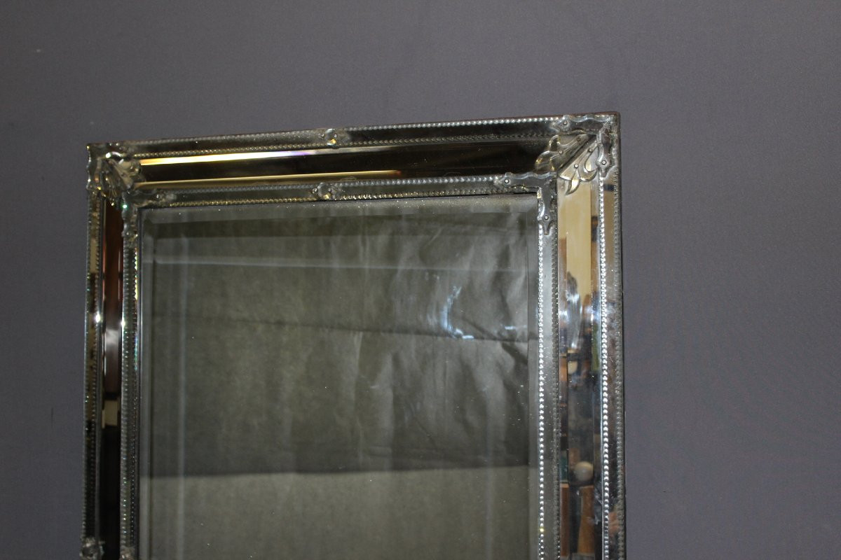 Grand Miroir de Venise à Parecloses XIX e-photo-2