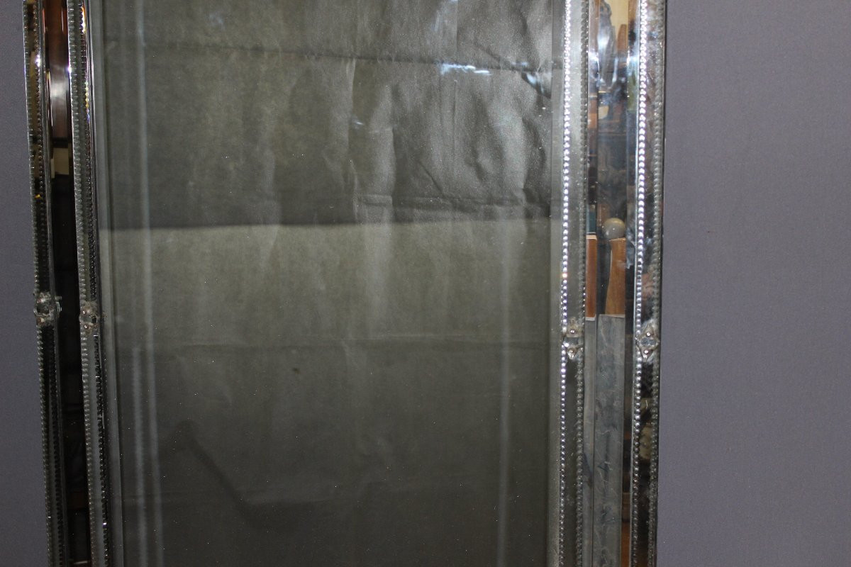 Grand Miroir de Venise à Parecloses XIX e-photo-3