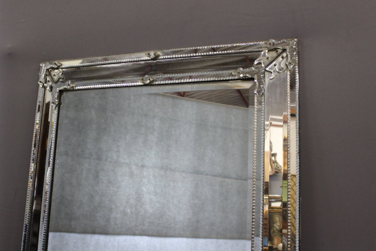 Grand Miroir de Venise à Parecloses XIX e-photo-3