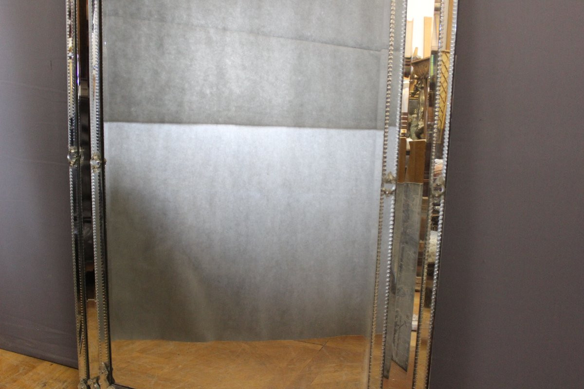 Grand Miroir de Venise à Parecloses XIX e-photo-4