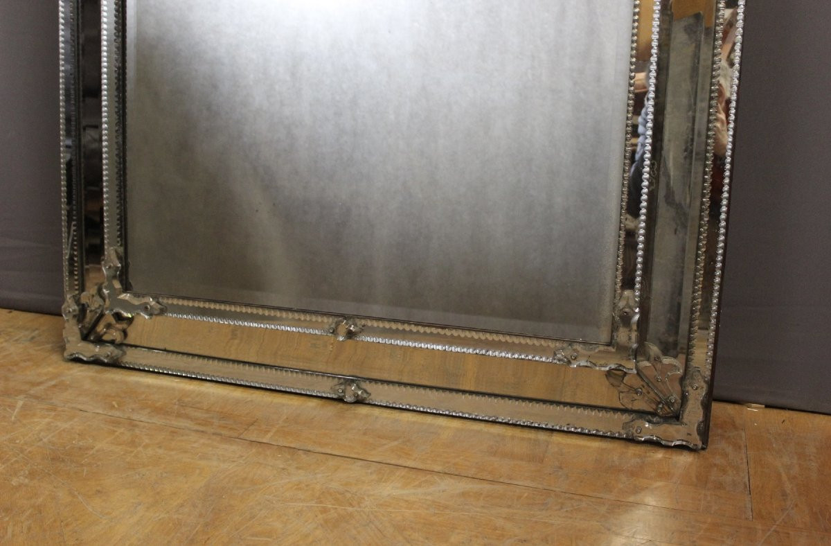 Grand Miroir de Venise à Parecloses XIX e-photo-7