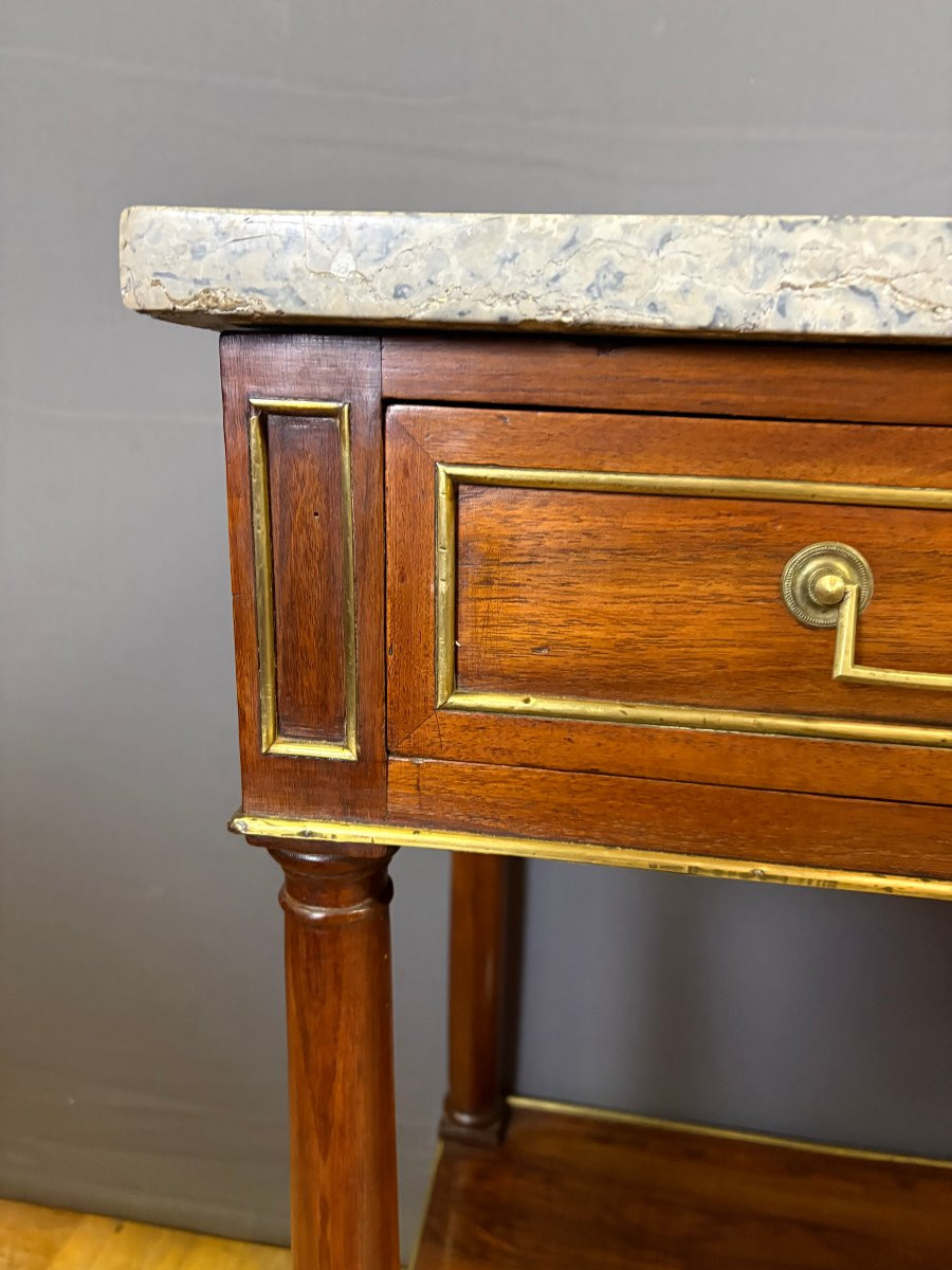 Directoire Period Console Table In Walnut -photo-8
