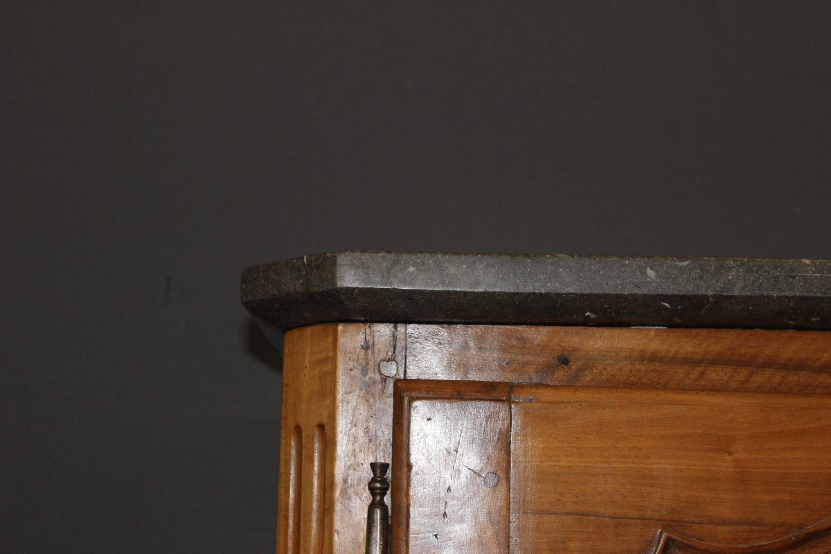 Bahut à Pierre Louis XV en Noyer XVIII-photo-7