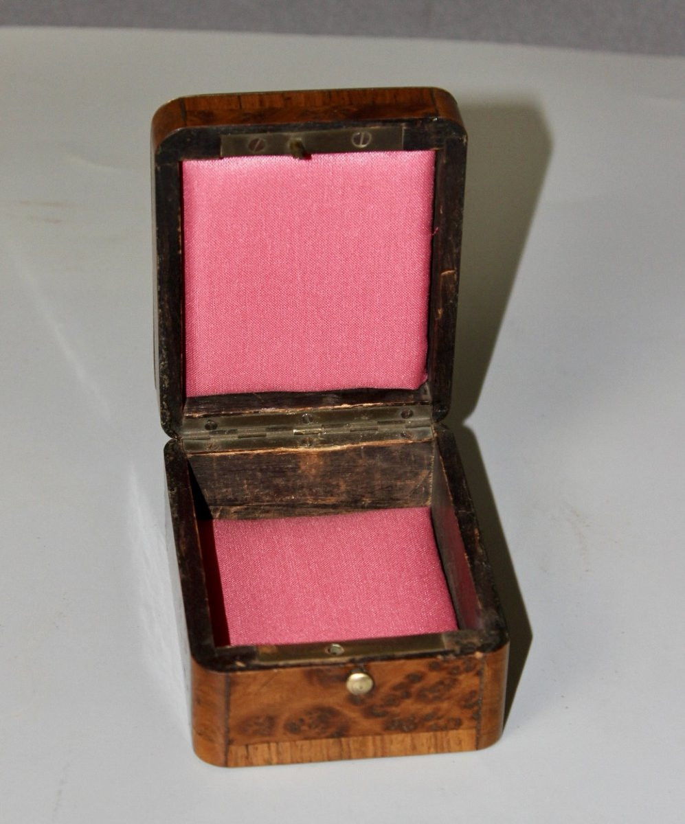 Napoleon III Marquetry Box, Late 19th Century-photo-4