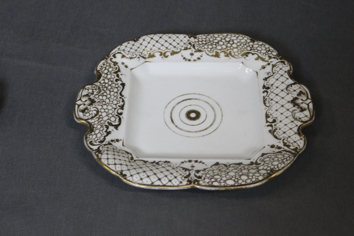 Service à Café ou Thé en Porcelaine de Paris XIX-photo-5