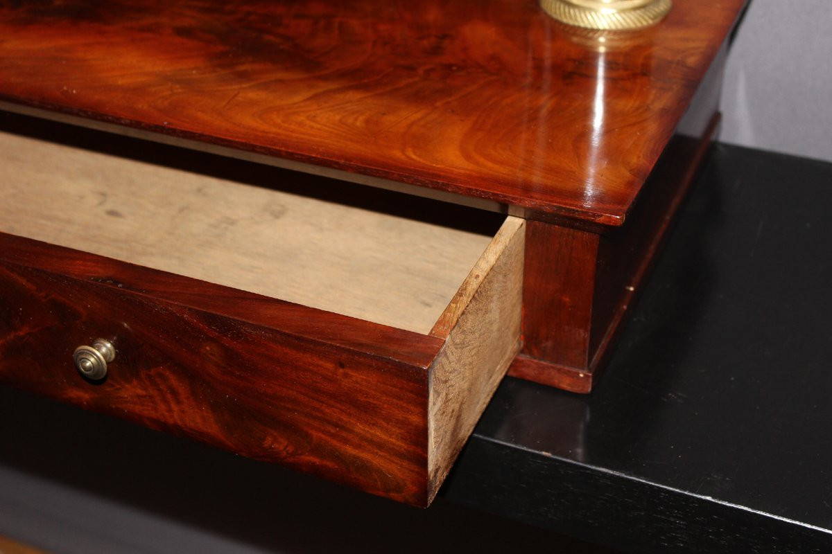 Empire Style Mahogany Tabletop Mirror, Early 19th Century-photo-4