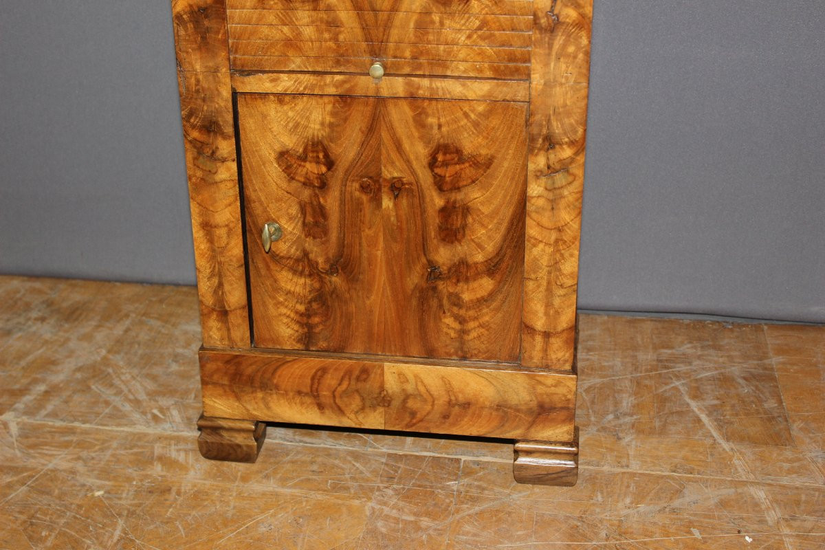 Chevet d'époque Restauration en Noyer XIX-photo-3