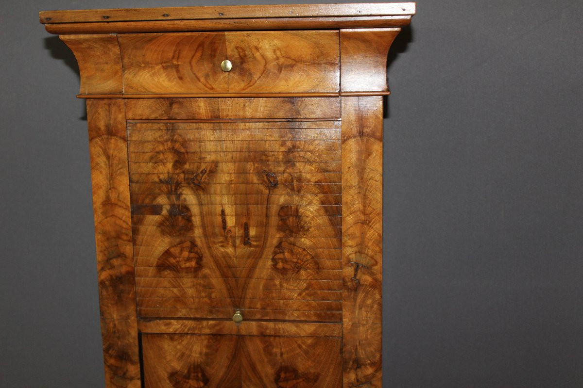 Chevet d'époque Restauration en Noyer XIX-photo-4