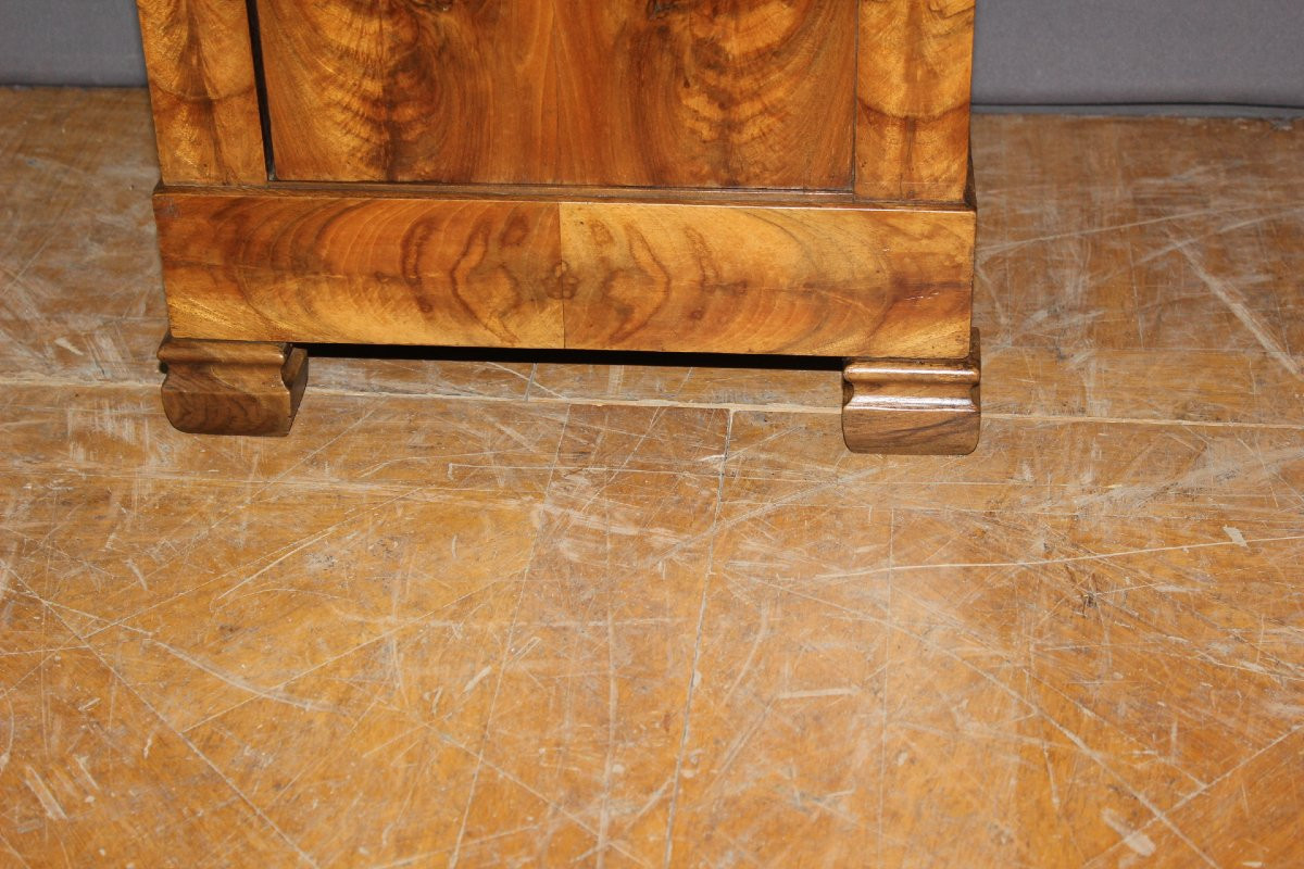 Chevet d'époque Restauration en Noyer XIX-photo-6