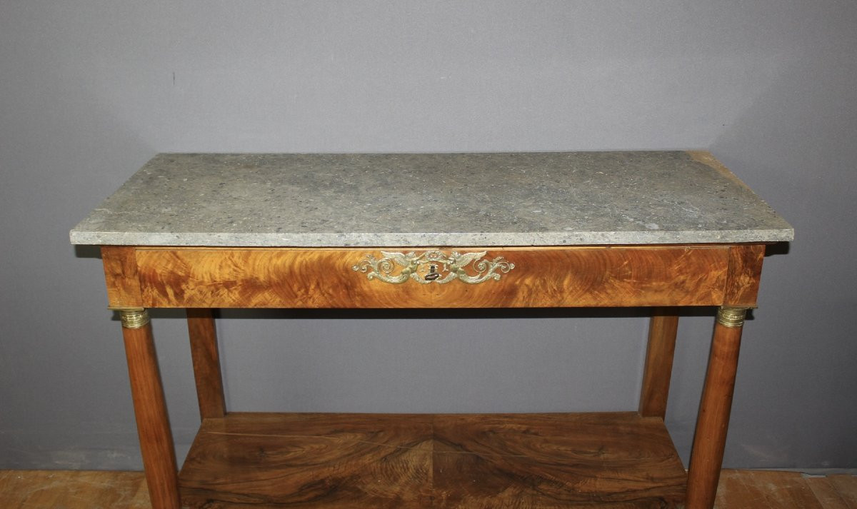 Empire Walnut Console XIX-photo-2