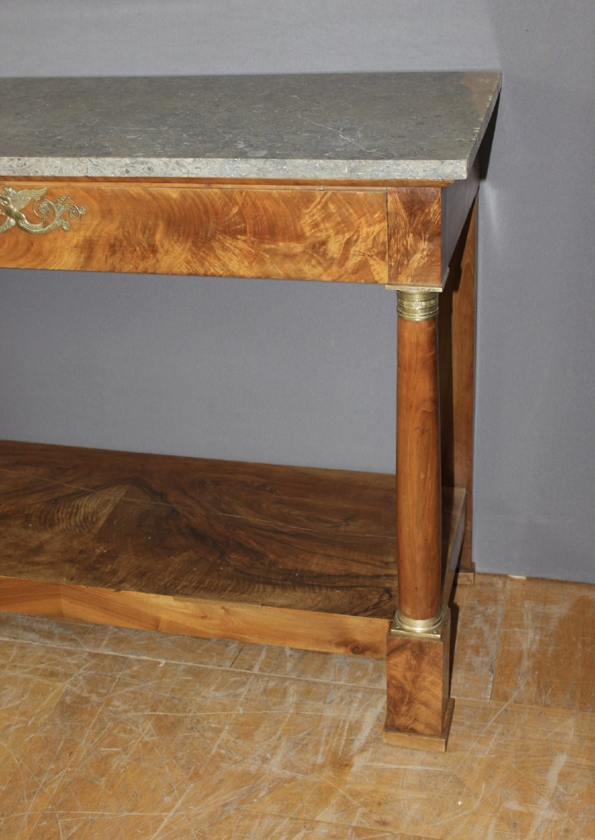 Empire Walnut Console XIX-photo-1